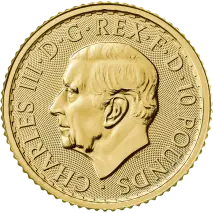 1/10 oz Britannia | Or | plusieurs ann&eacute;es
