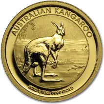 1/10 oz Nugget Canguro | Oro | A&ntilde;os Diversos