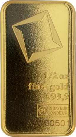 1/2 oz Gold Bar | Valcambi