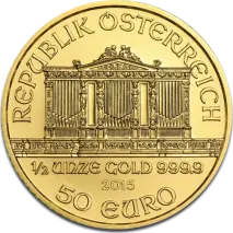 1/2 oz Vienna Philharmonic | Gold | Mixed Years | EUR