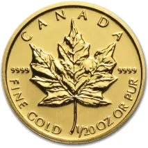 1/20 oz Maple Leaf | Gold | mixed years