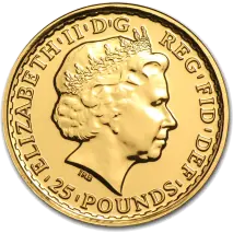 1/4 oz Britannia | Or | plusieurs ann&eacute;es