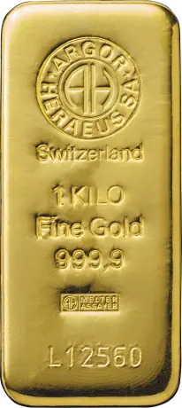 1 Kilo Gold Bar | Argor-Heraeus