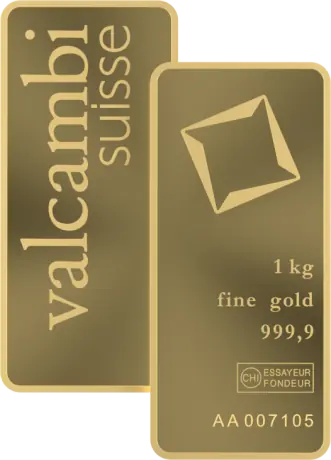 1 Kilo Gold Bar | Valcambi | Minted