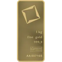 1 Kilo Lingot d'Or | Valcambi | Frapp&eacute;