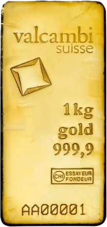 1 Kilo Gold Bar | Valcambi