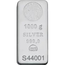 1 Kilo Silberbarren | Nadir Metal Rafineri