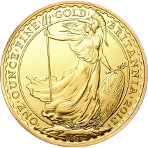 1 oz Britannia | Or | plusieurs ann&eacute;es 999.9