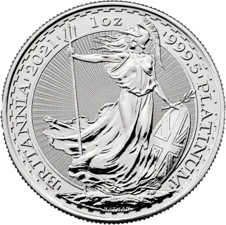 1 oz Britannia Platinum Coin | mixed years