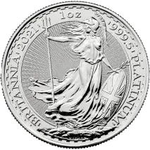 1 oz Britannia Platinm&uuml;nze | verschiedene Jahre