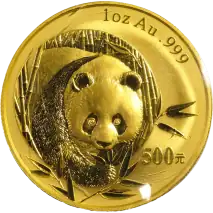1 oz China Panda Goldm&uuml;nze | 2003