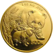 1 oz China Panda Goldm&uuml;nze | 2004