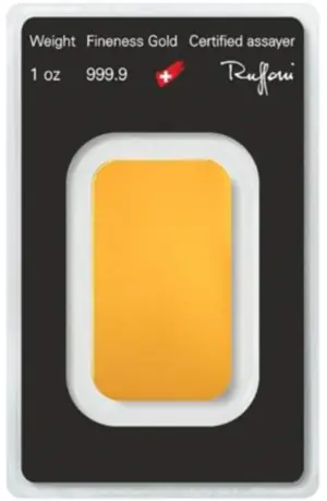 1 oz Gold Bar | Argor-Heraeus
