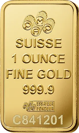 1 oz Gold Bar | PAMP Fortuna