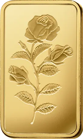 1 oz Gold Bar | PAMP Rose