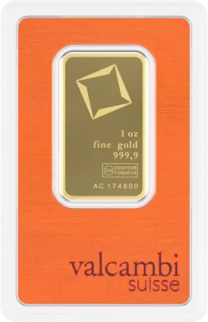 1 oz Lingote de Oro | Valcambi