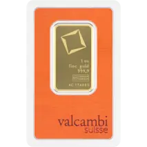 1 oz Gold Bar | Valcambi