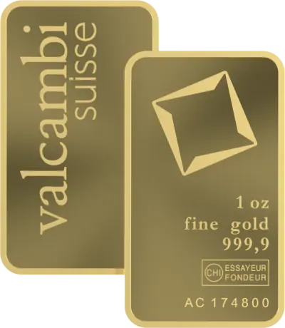 1 oz Lingote de Oro | Valcambi