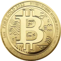1 oz Goldm&uuml;nze Bitcoin