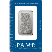 1 oz Platinum Bar | PAMP Fortuna