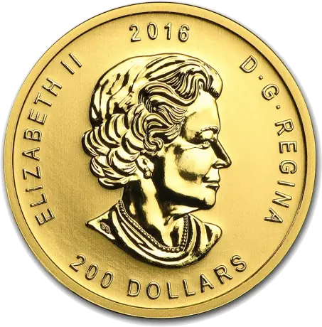1 oz Call of the Wild Roaring Grizzly Bear .99999 Gold Coin (2016)