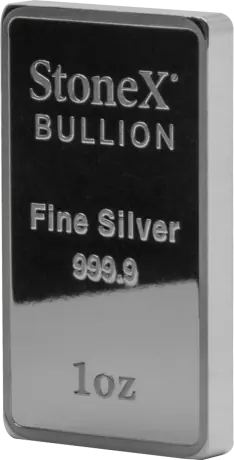 1 oz Lingote de Plata | StoneX Bullion
