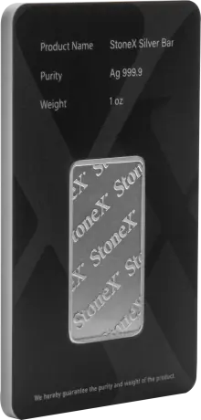 1 oz Lingote de Plata | StoneX Bullion