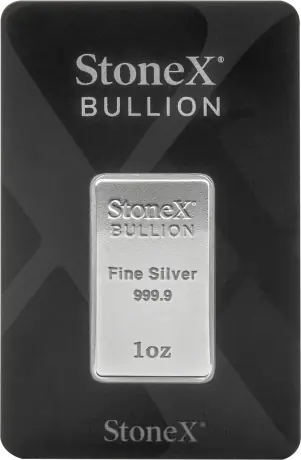 1 oz Lingote de Plata | StoneX Bullion