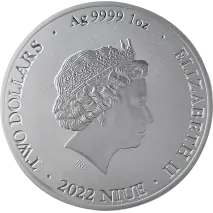 1 oz Bitcoin Plata
