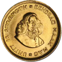 South African 1 Rand Gold Coin (1961 - 1983)
