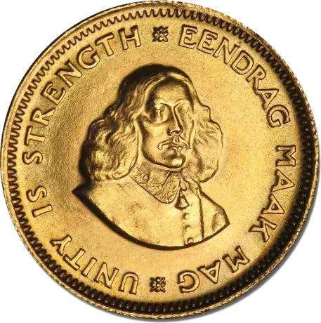 South African 1 Rand Gold Coin (1961 - 1983)