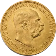 10 Coronas Francisco Jos&eacute; I Austria | Oro | 1892-1916