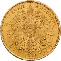 10 Coronas Francisco Jos&eacute; I Austria | Oro | 1892-1916