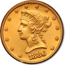 10 Dollar Eagle "Liberty Head" | Gold | 1866-1907