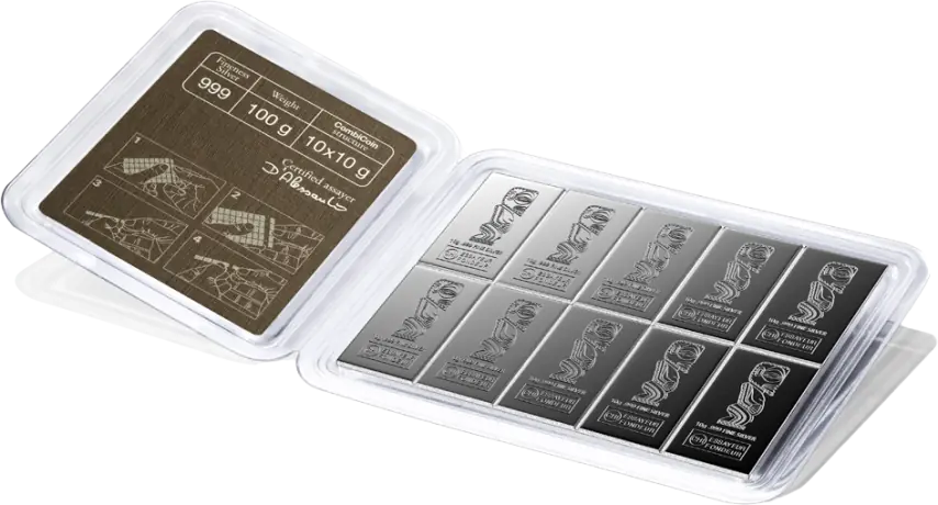 10 x 10g Silver CombiCoin | Valcambi
