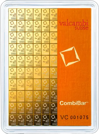 100 x 1g CombiBar&reg; | Gold | Valcambi
