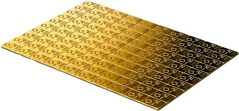 100 x 1g CombiBar&reg; | Gold | Valcambi
