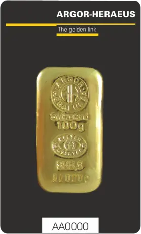 100g Gold Bar | Damaged Packaging