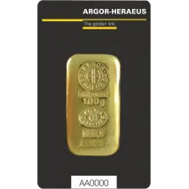 100g Goldbarren | Besch&auml;digte Verpackung