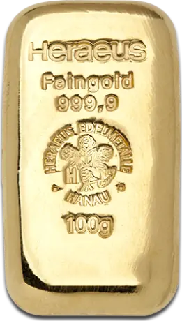 100g Gold Bar | Damaged Packaging