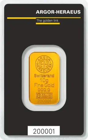 10g Gold Bar | Argor-Heraeus