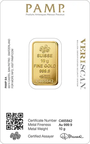 10g Gold Bar | PAMP Fortuna