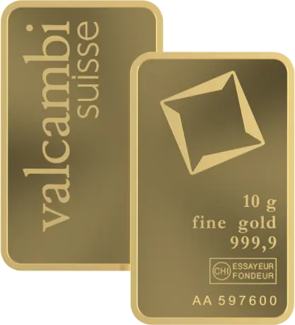 10g Gold Bar | Valcambi
