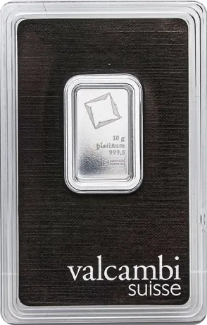 10g Platinum Bar | Valcambi