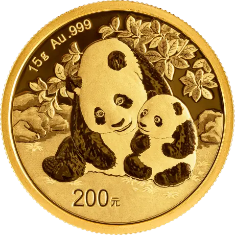 15g China Panda Gold Coin | 2024