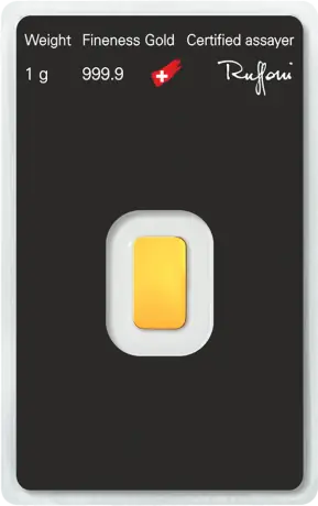 1g Gold Bar | Argor-Heraeus
