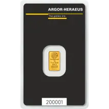 1g Gold Bar | Argor-Heraeus