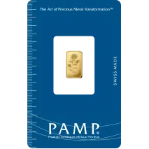 1g Gold Bar | PAMP Rose