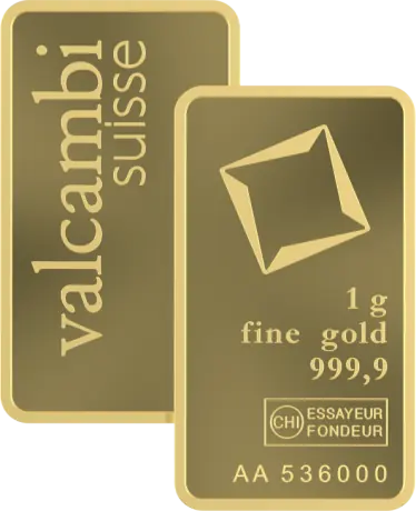 1g Gold Bar | Valcambi