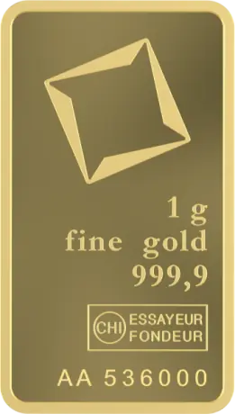 1g Gold Bar | Valcambi